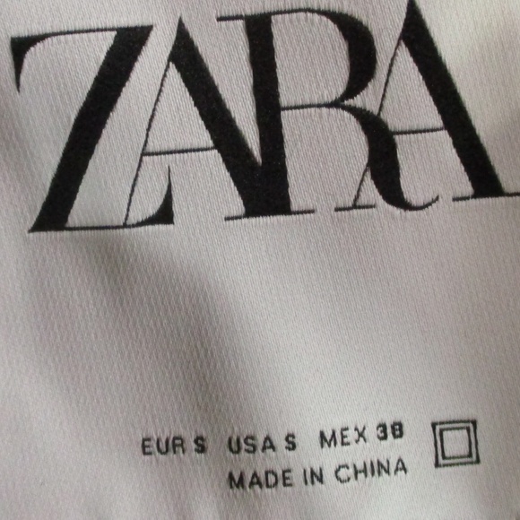 ZARA Puffer Jacket Women's Small Black Faux Leather Insulated‎ Winter Coat - Picture 5 of 9